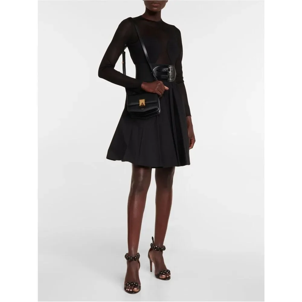 Alaïa Le Papa Small leather crossbody bag
